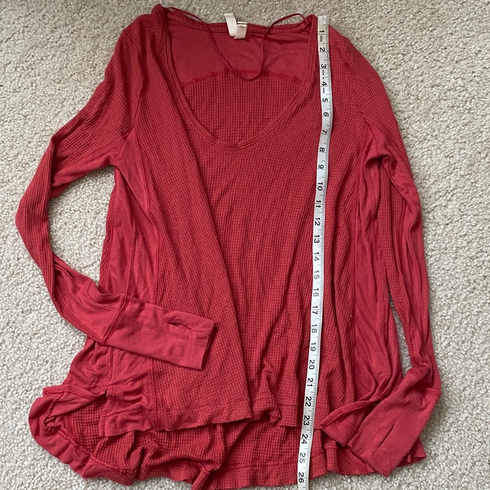 We the free newWomen's Red Long Sleeve Top XS